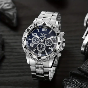 นาฬิกาข้อมือผู้ชายหรูหรา NW1472 หน้าปัดใหญ่ ดีไซน์ธุรกิจ ระบบควอตซ์ Montre Homme - Product Image 5