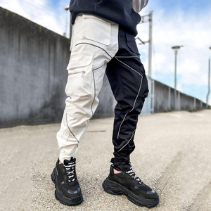 Pantalon cargo jogger technique multi-poches réfléchissant pour homme OEM, style streetwear hip-hop tactique, vente en gros personnalisée - Product Image 2