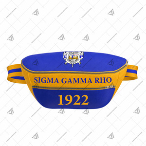 Ropa de la Hermandad Griega Sigma Gamma Rho al por Mayor, Riñonera de Cuero Bordada, Bolsa de Viaje, Estilo Moderno para Todas las Temporadas - Product Image 2
