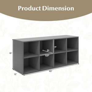 Organizzatore per Scarpe a 8 Scomparti Resistente con Capacità di Carico di 500 Libbre - Product Image 5