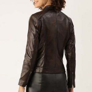 Factory Proper Design Fresh Arrival <b>Women</b> Leather <b>Jacket</b> Hot Sale Good Quality PU Leather <b>Jacket</b> - Product Image 3