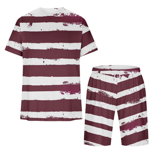 Conjuntos de Shorts Casuales Vintage con Estilo para Hombre, Ropa Deportiva de Algodón, Traje Deportivo Personalizado, Conjunto de Shorts y Camiseta para Hombre - Product Image 3