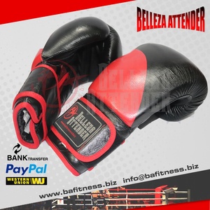 Mini gants de boxe professionnels en cuir de vachette 8oz 12oz 16oz Logo personnalisé équipement d'arts martiaux pour enfants - Product Image 3