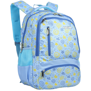 STARGO 2026 New Unisex <b>Kids</b> School Softback <b>Backpack</b> Anti-Theft Zipper Nylon Cartoon Pattern Polyester Daily Use 20-35L Capacity - Product Image 4