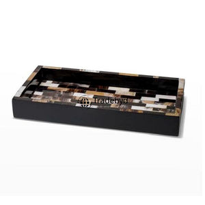 ถาดเสิร์ฟพรีเมียมทรงแตร ตกแต่งสวยงาม เคลื่อนย้ายได้ หลายขนาด สำหรับตกแต่งบ้านสไตล์โมเดิร์น โดย Tradebyd - Product Image 1