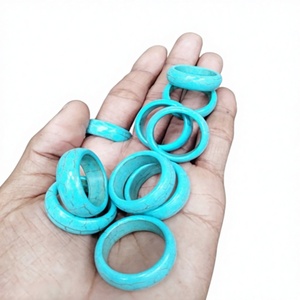 Bagues en jade de quartz de cristal d'agate faites à la main avec des pierres naturelles nouvelle collection pour les bijoux de mode - Product Image 1