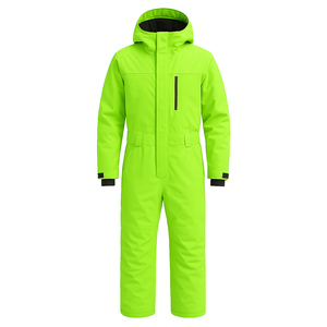 Combinaison de ski d'hiver personnalisée avec logo, nouvelle collection, pour femmes, taille plus, veste de snowboard imprimée respirante, ensemble pantalon de snowboard coupe-vent - Product Image 1