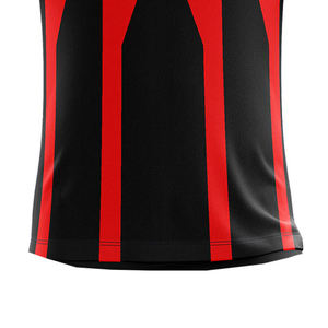 Maillot de football de qualité supérieure pour homme et jeune garçon, couleur rouge, pour l'entraînement, avec logo OEM ODM - Product Image 5