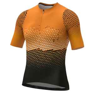 Maillot de cyclisme de haute qualité 100% polyester respirant à séchage rapide, impression numérique quadridirectionnelle, manches courtes, unisexe - Product Image 6
