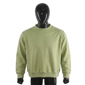 Sweat-shirt décontracté en maille pour femme, qualité supérieure, polyester/coton, coupe oversize, col montant, manches longues, logo frontal - Product Image 2