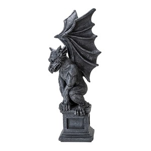 Sculpture de Gargoyle Gothique en Pierre Coulée en Gros |   Statue décorative de jardin - Product Image 2