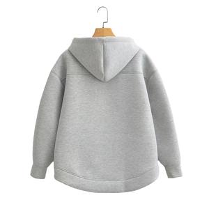 Nouveauté 2026 – Sweat à capuche surdimensionné pour homme, 100 % coton premium, col zippé double couche, thermique numérique, anti-boulochage, idéal pour l'hiver - Product Image 5