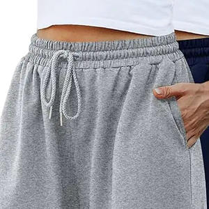 Shorts de Felpa para Mujer, Venta Directa de Fábrica, Precio Económico, Cantidad OEM, Marca Privada, Logotipo Personalizado, Shorts Deportivos Casuales para Descansar - Product Image 5