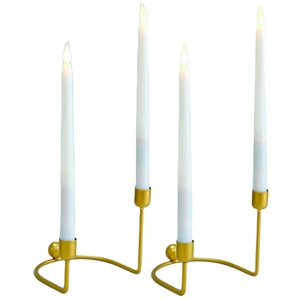 High Finished Metal in Iron Gold Plated <b>Candle</b> Holder Stand Fancy Table Ware Candlelight <b>Dinner</b> Metal <b>Candle</b> Stand - Product Image 2
