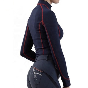 Proveedor de Fábrica, Ropa Ecuestre Personalizada para Mujer, Camisas para Competición de Equitación, Camisetas Ecuestres para Mujer - Product Image 2