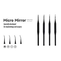 Microscope manuel de chirurgie dentaire Samroz, miroir d'implantation 3mm/5mm, spécifications en acier inoxydable, poignées noires, certifié CE Classe I