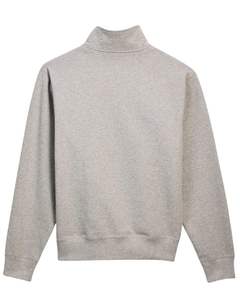 เสื้อสเวตเชิ้ตผู้ชายแบบซิป ¼ ตัว ผ้าฝ้ายฟลีซ พรีเมียม ทรงปกติ รับผลิตตามแบบ (OEM) ขายส่งจากโรงงาน ผู้ผลิตสหรัฐอเมริกา ยุโรป คุณภาพเยี่ยม - Product Image 2