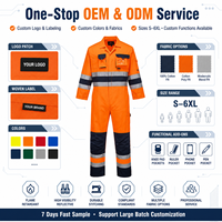 Combinaison de travail imperméable, respirante, antistatique et ignifuge de qualité supérieure, vêtements de sécurité industrielle, service OEM, fourniture d'usine