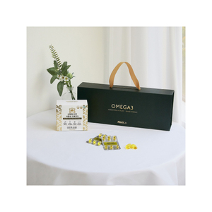 Sanglimwon - Set de Regalo Premium de Omega-3 Vegano a Base de Plantas, Cápsulas Masticables para Adultos y Mujeres Embarazadas, Sin Sabor a Pescado, Caja de Regalo - Product Image 2