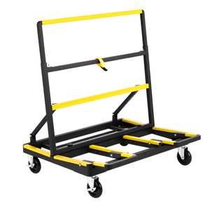 Carrello per Cartongesso con Capacità di Carico di 816 Kg, Carrello per Pannelli in Acciaio con 4 Ruote Girevoli, Carrello Pieghevole per Facile Spostamento - Product Image 6