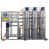 Système d'osmose inverse entièrement automatique en acier inoxydable 4000 L/h, contrôlé par PLC, pureté 98%, pompe CNP, moteur 220V, garantie 1 an