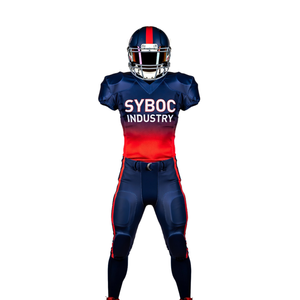 Ensemble d'uniformes de football américain personnalisé Maillot sublimé respirant Pantalon rembourré élégant Uniforme de football américain pour les jeunes - Product Image 6