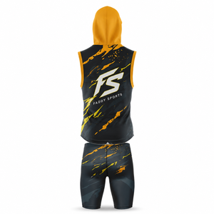 Uniforme de Fútbol Americano Sublimado Personalizado al por Mayor, Sudadera con Capucha, Jersey sin Mangas, Ropa Deportiva de Equipo, Secado Rápido, Transpirable - Product Image 2
