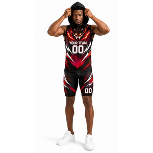 Conjunto de Uniforme de Fútbol Americano de Verano para Adultos, Cómodo, Transpirable, Antibacterial, de Secado Rápido, con Protección UV, Tejido de Malla Estampada - Product Image 5