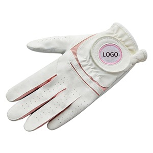 1 Par de Guantes de Golf para Hombre, Antideslizantes, de PU, Dedos Completos, Deportivos, Transpirables, Cómodos, con Marcador Magnético - Product Image 1