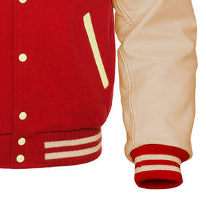 <b>Top</b> Selling Premium Quality Baseball Player Varsity Jacket Stand Collar Winter Streetwear with Leather <b>Sleeves</b> Casual Usage - Product Image 3