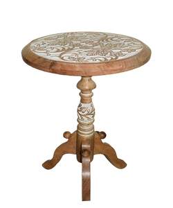 Mesa Artesanal con Bordes Redondeados en Madera de Mango - Product Image 3