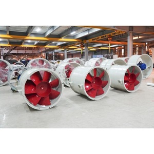 Ventilador Axial Eléctrico con Cable APL-8-7D OBM, Compatible con Presurización de Escaleras, con Acero SS400, Accionamiento Directo, 220-380V CA - Product Image 1