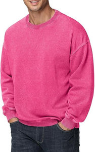 Sudadera de Hombre para Invierno, Estilo Retro, Lavado Ácido, Impresión Digital, Felpa de Algodón de Alta Calidad, Corte Regular - Product Image 2