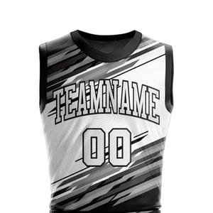 <b>Elite</b> Custom Basketball Team Uniform Men's Sleeveless Jersey Shorts Set Breathable Quick Dry Mesh Athletic Performance - Product Image 6