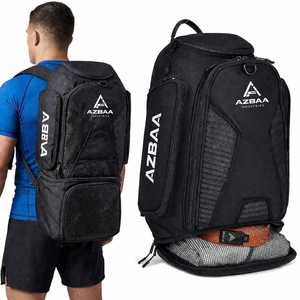 Sports Jiu Jitsu BJJ Jaco Expandable Gym Duffel <b>Backpack</b> Bag for MMA-Convertible <b>Backpack</b> BJJ MMA Gym Bag - Product Image 1