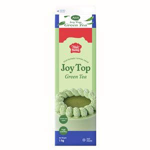 ขายส่งครีมเทียมคุณภาพสูงสำหรับเบเกอรี่ ยี่ห้อ Joy Top รสชาเขียว ขนาด 1 กก. ฮาลาล รับผลิตแบบ OEM/ODM - Product Image 1