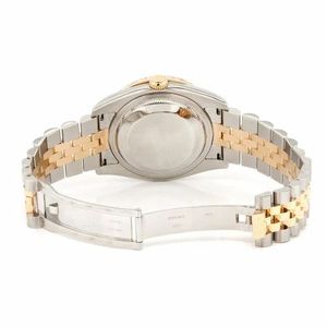 Reloj de Lujo con Incrustaciones de Moissanita, Cuarzo, Dos Tonos, Oro Rosa, 40 mm, Esfera de Cristal de Zafiro, Diamantes, Estilo Hip Hop - Product Image 3