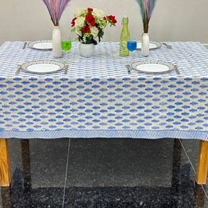 Elegant Handmade Cotton <b>Table</b> Cloth with Lace Border Luxury Style <b>Dining</b> <b>Table</b> <b>Cover</b> for Kitchen Event Decor Low Price Available - Product Image 5