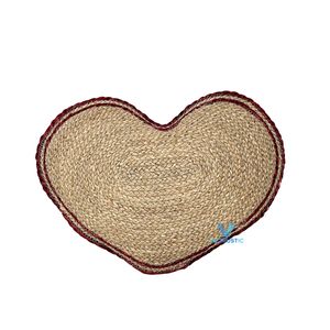 Meilleur choix : Pouf ottoman décoratif en jonc de mer tressé à la main pour salon, chambre, hôtel - Fournisseur en gros - Product Image 4