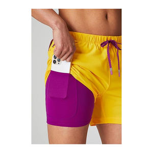Shorts de compression pour hommes de haute qualité avec logo personnalisé – Couche de base athlétique extensible pour la gym, la course, le cyclisme et les sports - Product Image 3