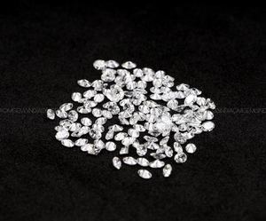 Diamant de laboratoire ovale 5,0 x 3,5 mm, couleur fantaisie, blanc, percé au laser, taille antique unique, pour la fabrication de bijoux, Om Gems - Product Image 5