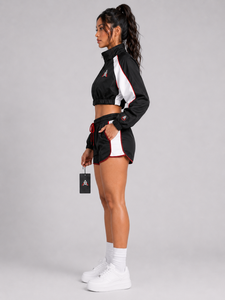 High Quality Women's Casual Windbreaker Short Set Stylish Jacket Shorts Lightweight Comfortable <b>Waterproof</b> Breathable Activewear - Product Image 5