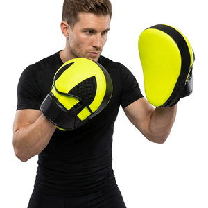 ZOHSUB Cibles de frappe en cuir résistantes aux chocs pour l'entraînement de Muay Thai, la gym à domicile et les arts martiaux - Product Image 1