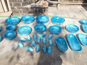 Jarra de Navidad hecha a mano con diseño moderno, juego de tazas abstractas, utensilios de cocina de resina de diseño clásico, vasos de acero inoxidable para el hogar - Product Image 6