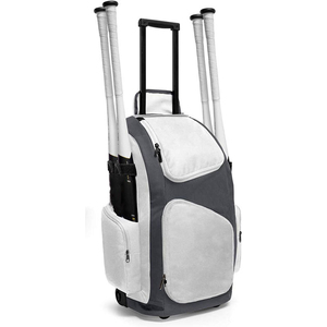 Bolsa de Béisbol Personalizable Work N Shine, Mochila con Ruedas, 50-70L, Nailon, Multifuncional, con Soportes para Bates y Ruedas - Product Image 1