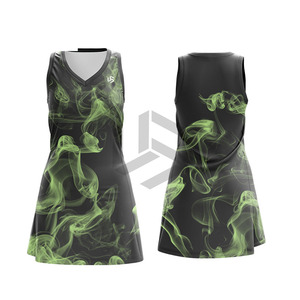 Wholesale Reversible Sublimation Women's Tennis & <b>Netball</b> Uniforms Water Resistant Breathable Volleyball Team Skirts - Product Image 6