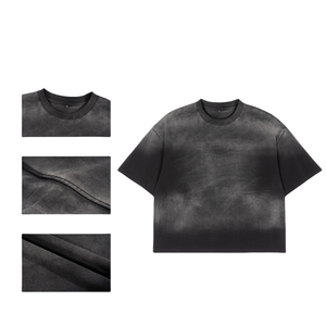 Camiseta Personalizada para Hombre, Corte Holgado, Hombros Caídos, Estilo Acid Wash, Lisa y Oversize - Product Image 6