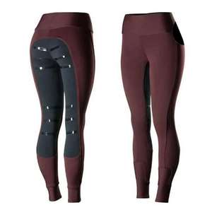 Leggings d'équitation personnalisés pour femmes avec protection en silicone intégral, pantalons d'équitation, jodhpurs et culottes d'équitation - Product Image 1