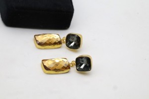 Glass <b>Hoop</b> <b>Earrings</b> with German <b>Silver</b> – Handmade Ethnic <b>Hoop</b> Jewelry for Women - Product Image 4