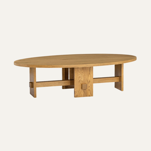 Mesa de Centro Moderna de Madera de Teca, Muebles de Madera Sólida para Sala de Estar - Product Image 2
